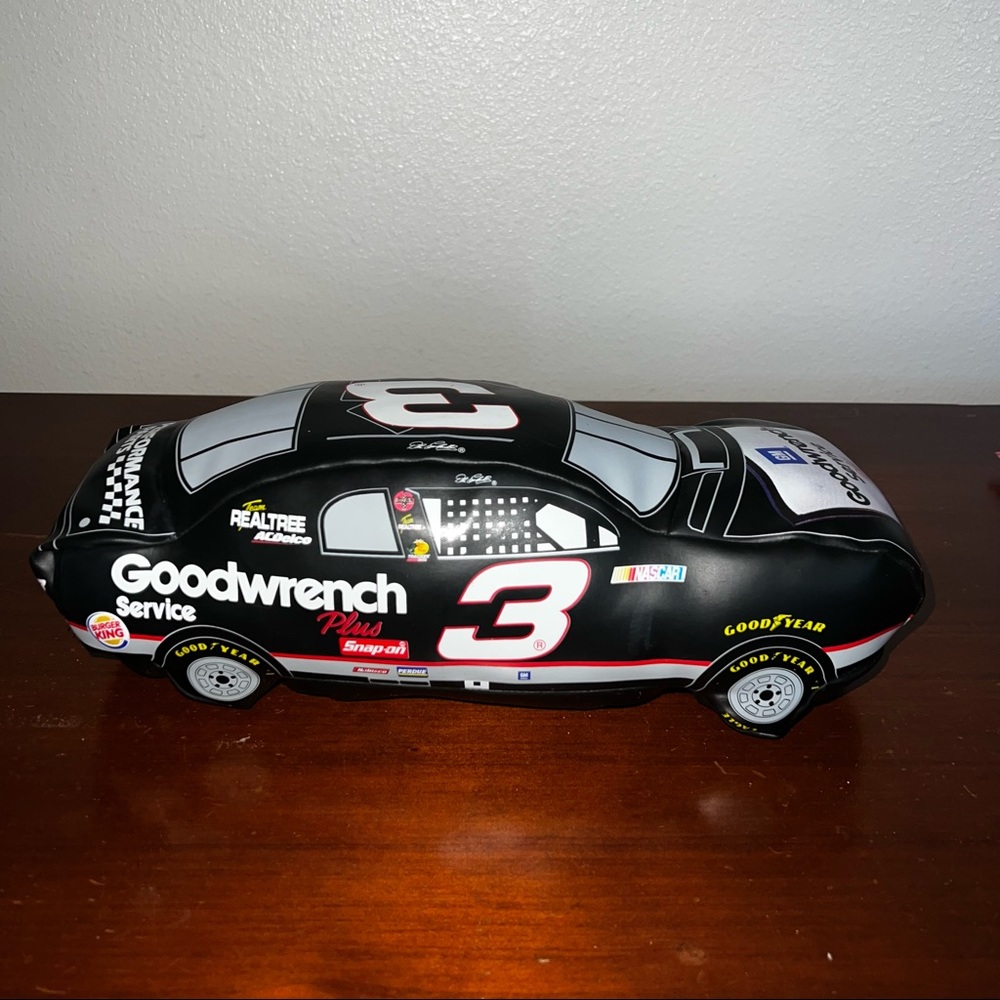 Dale Earnhardt Sr Stuffed 3 Car with zipper pocket goodwrench